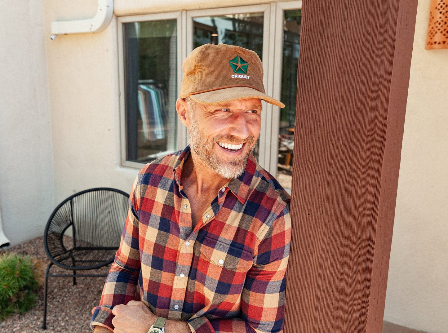 Throwback Hat - Criquet Motors Corduroy - Chipmunk