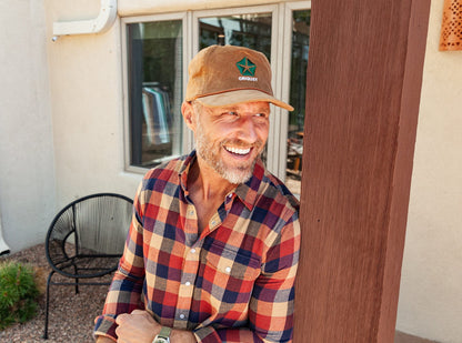 Throwback Hat - Criquet Motors Corduroy - Chipmunk