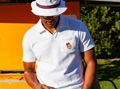 Arizona State - Terrycloth Polo - Sparky - White