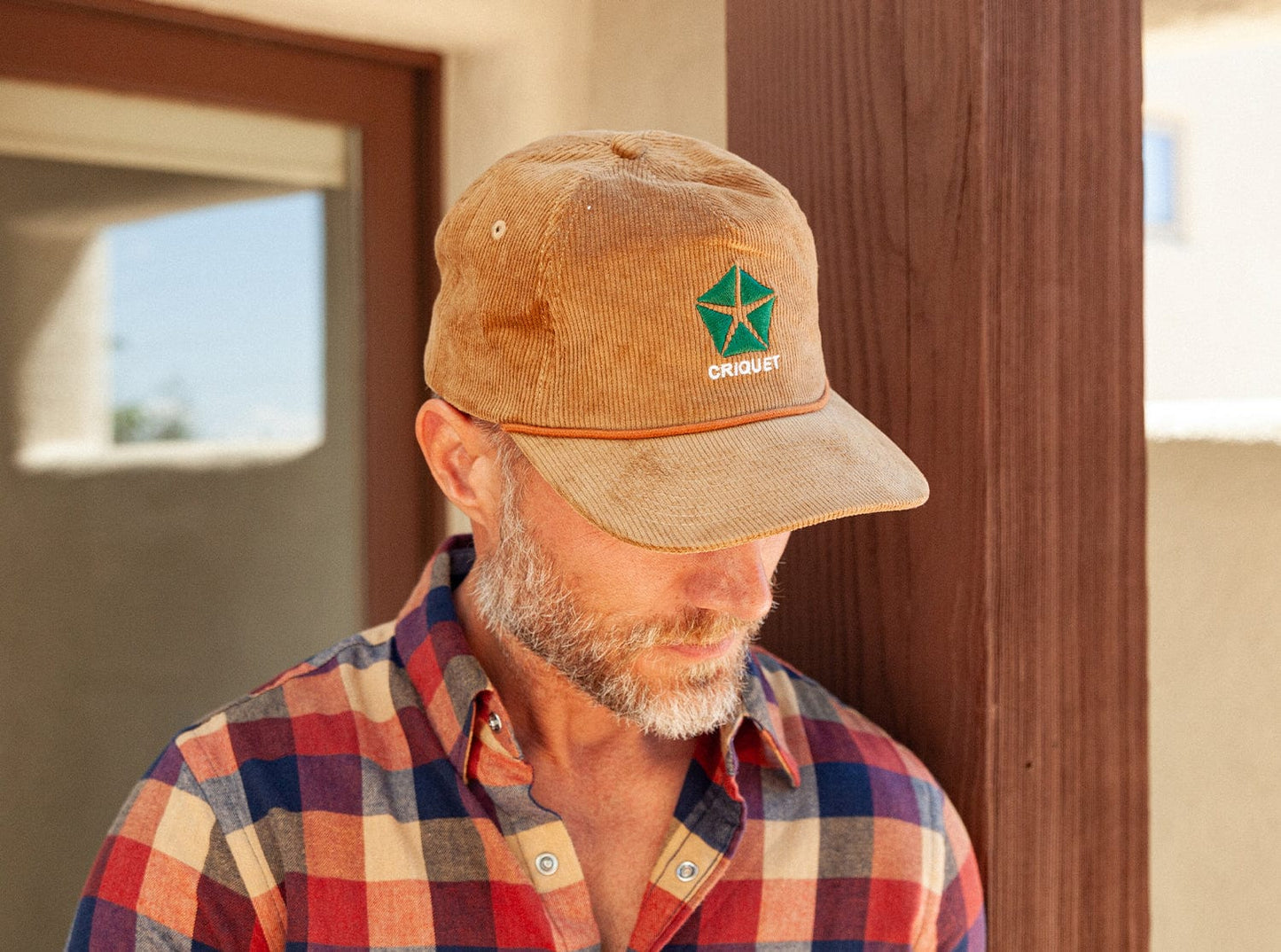 Throwback Hat - Criquet Motors Corduroy - Chipmunk