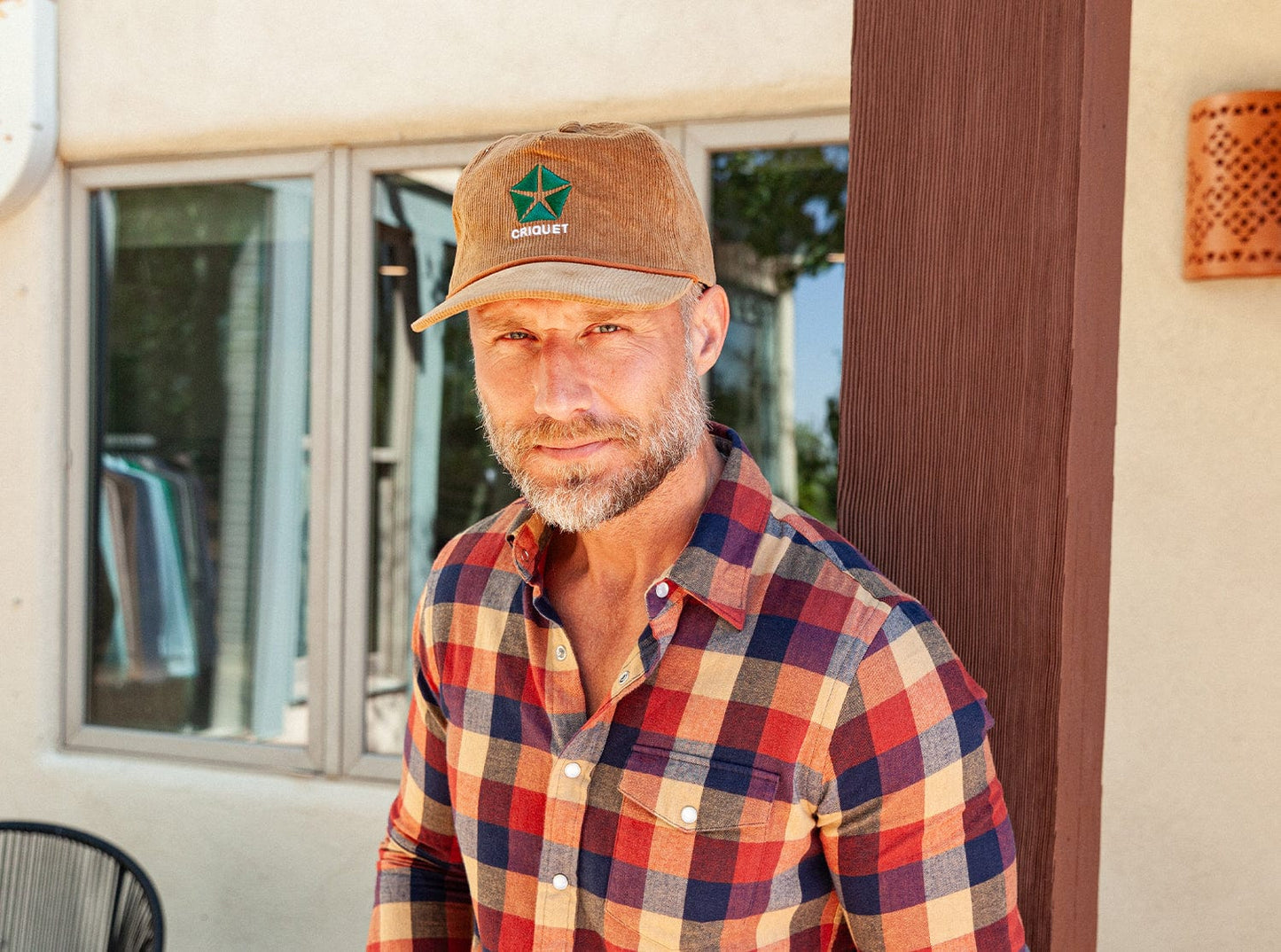 Throwback Hat - Criquet Motors Corduroy - Chipmunk