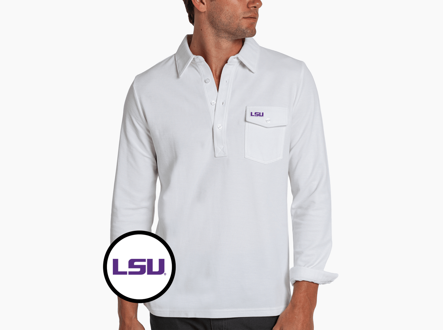 LSU - Long Sleeve Players Shirt - LSU