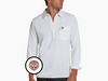 LSU - Long Sleeve Players Shirt - Tigerhead - White