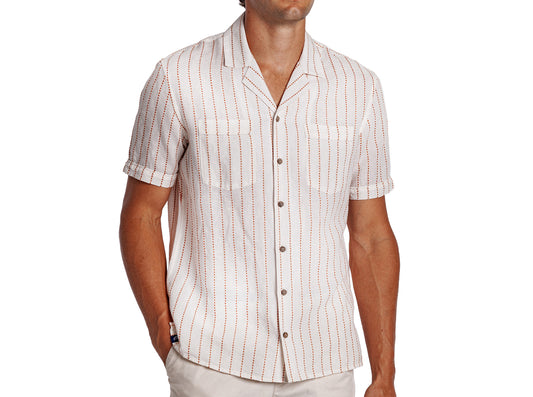 The Desi Shirt - Chambray Dobby - Natural