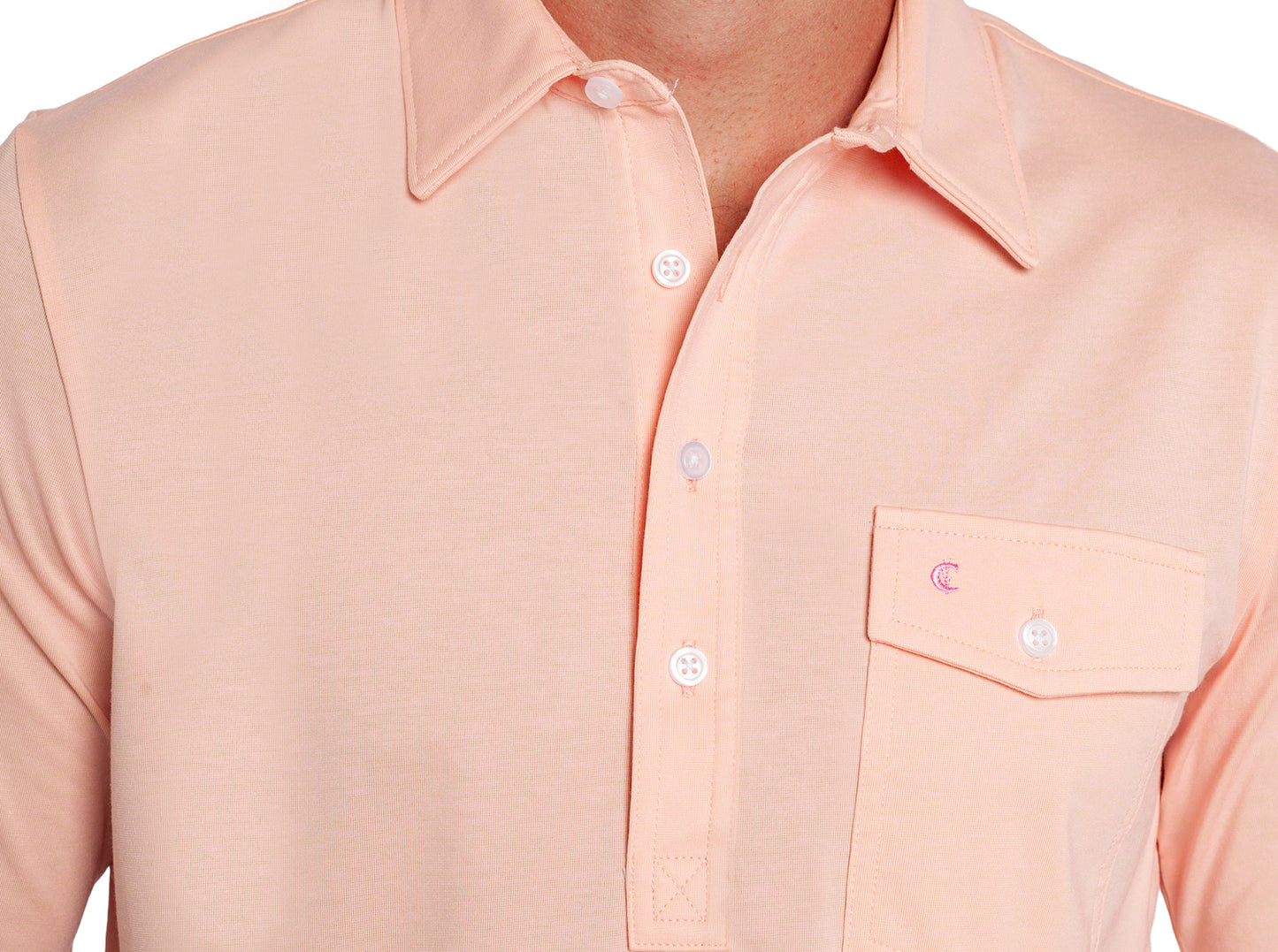 Performance Players Shirt - Peach Pie