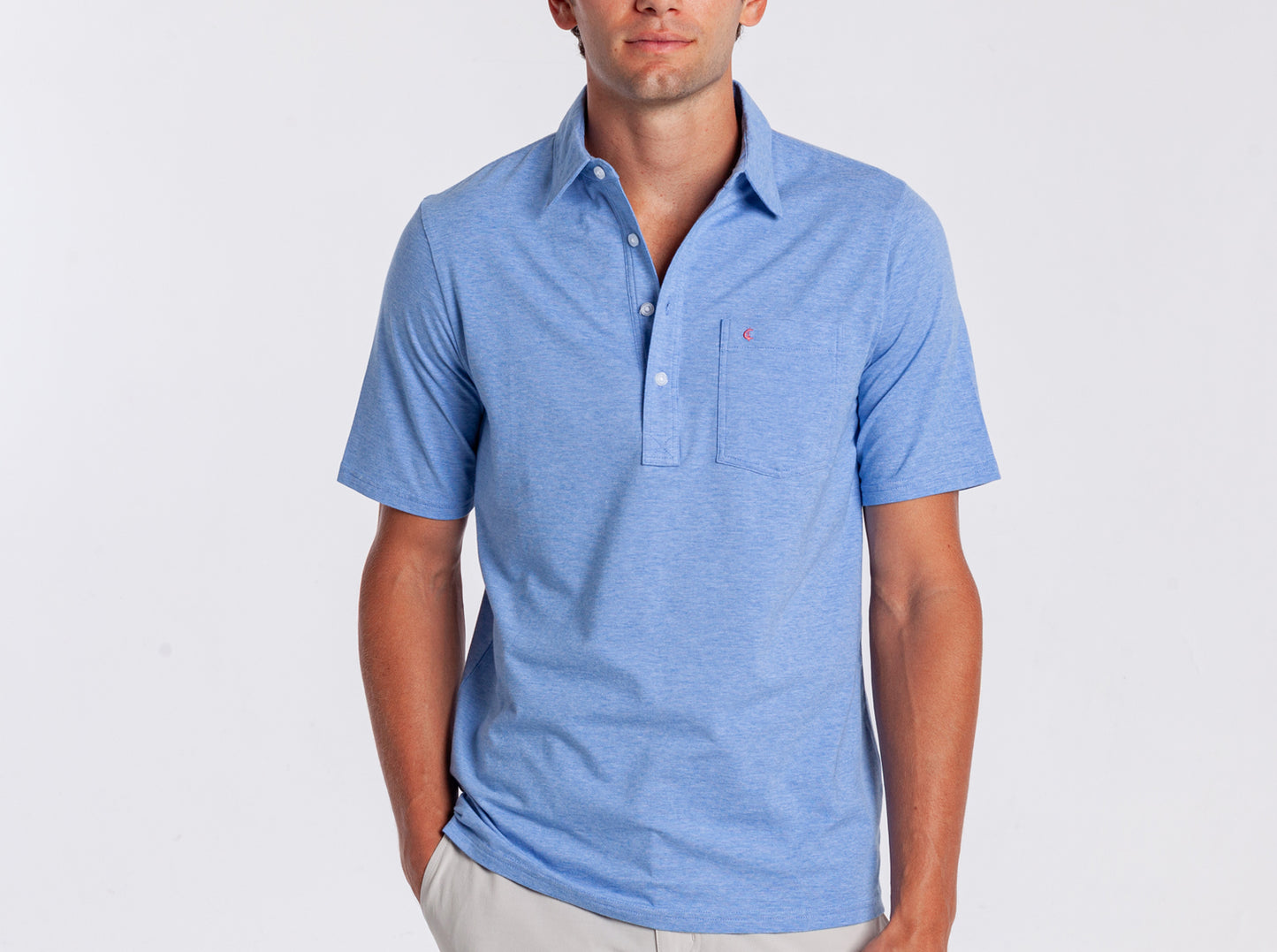Top-Shelf Players Shirt - Microstripe - Regatta