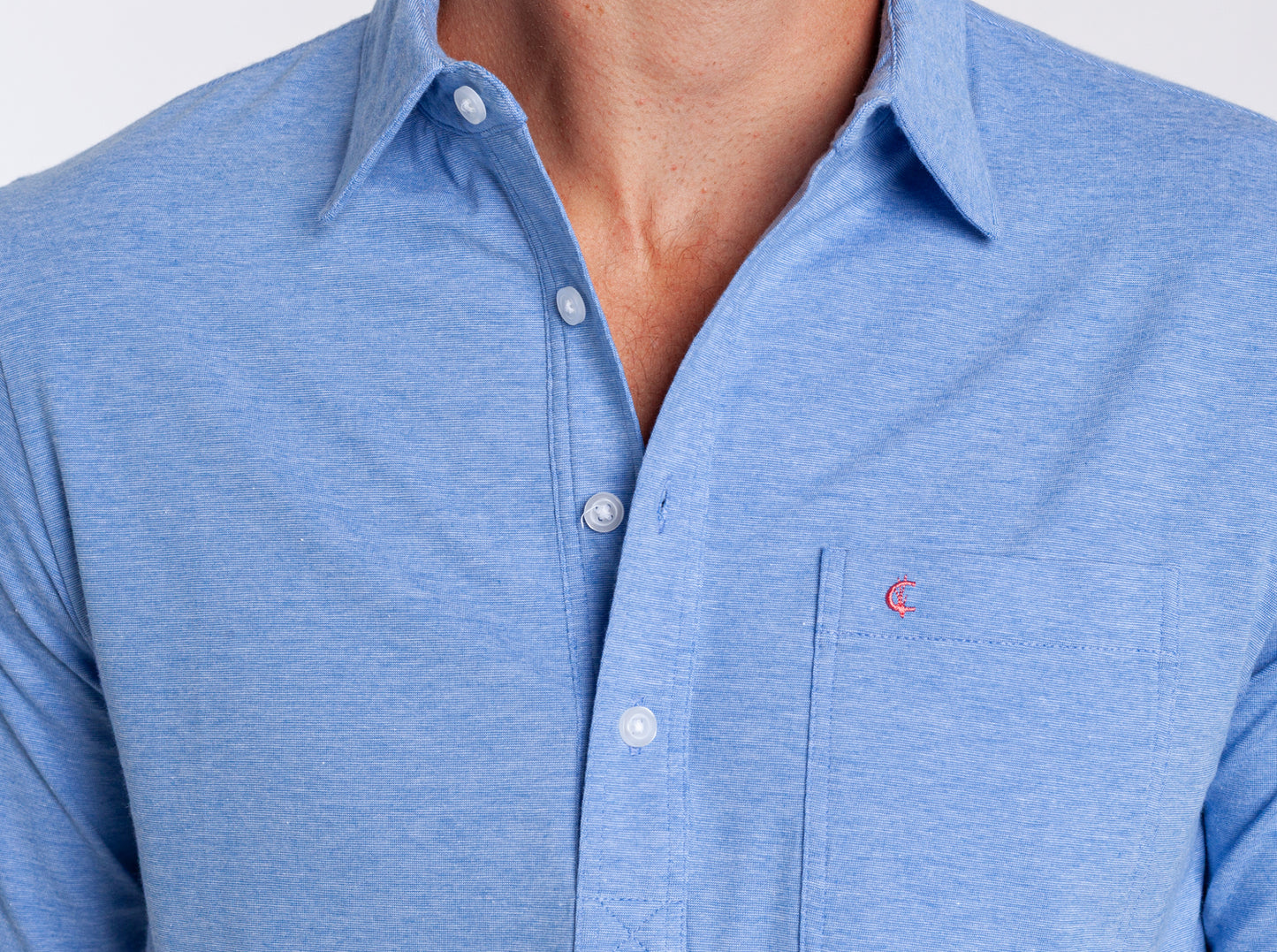 Top-Shelf Players Shirt - Microstripe - Regatta