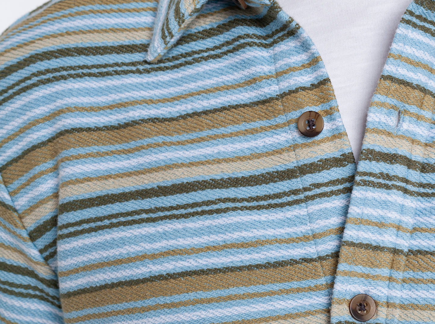 Mexicali Knit Overshirt - Olive