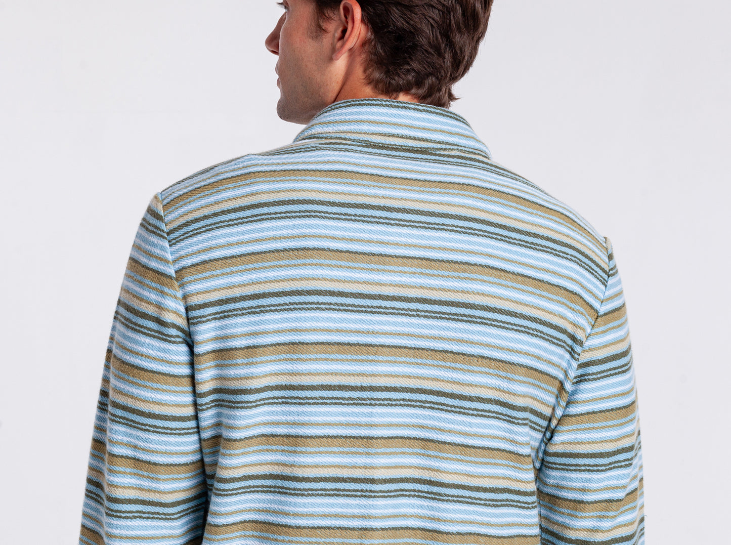 Mexicali Knit Overshirt - Olive