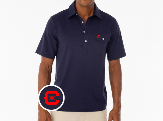 Criquet Chicago Fire in Coaches Players Shirt, C, Navy, view 1