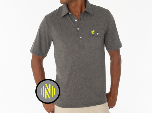 Criquet Nashville SC in Coaches Players Shirt, N, Grey, view 1