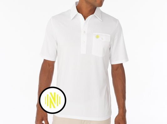 Criquet Nashville SC in Coaches Players Shirt, N, White, view 1