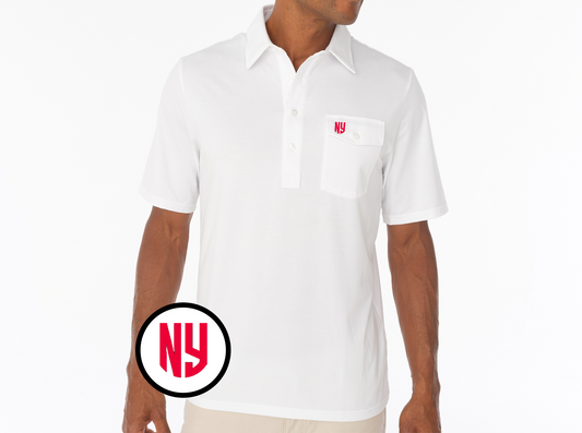 Criquet New York Red Bulls in Coaches Players Shirt, NY, White, view 1