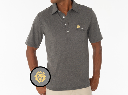 Criquet Orlando City SC in Coaches Players Shirt, Lion, Grey, view 1