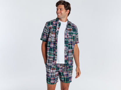 Cruiser Shorts - Madras - Navy Multi