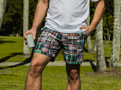Cruiser Shorts - Madras - Navy Multi