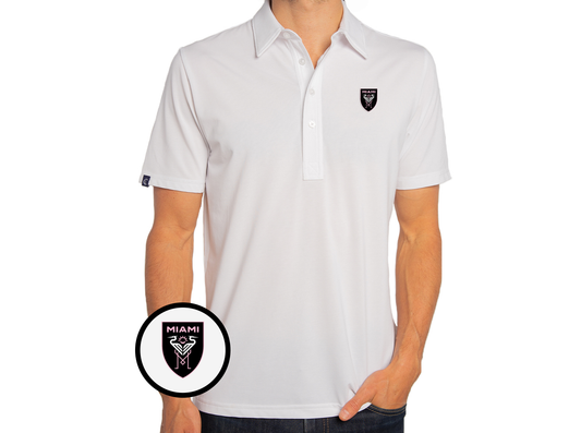 Criquet Inter Miami CF in Range Polo, Shield, White, view 1
