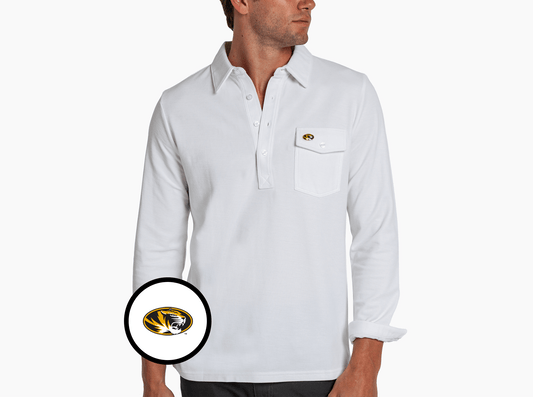 Missouri - Long Sleeve Players Shirt - Tiger - White