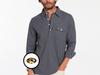 Missouri - Long Sleeve Players Shirt - Tiger - Blue Steel