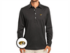 Missouri - Jacquard Long Sleeve Range Polo - Tiger - Black