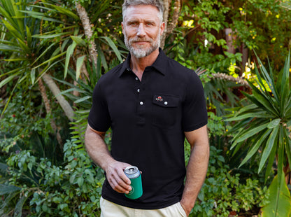 Willie Nelson Players Shirt - Willie Braids - Black