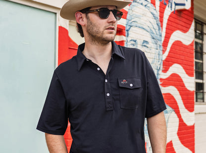 Willie Nelson Players Shirt - Willie Braids - Black