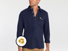Notre Dame - Long Sleeve Players Shirt - Shamrock - Peacoat
