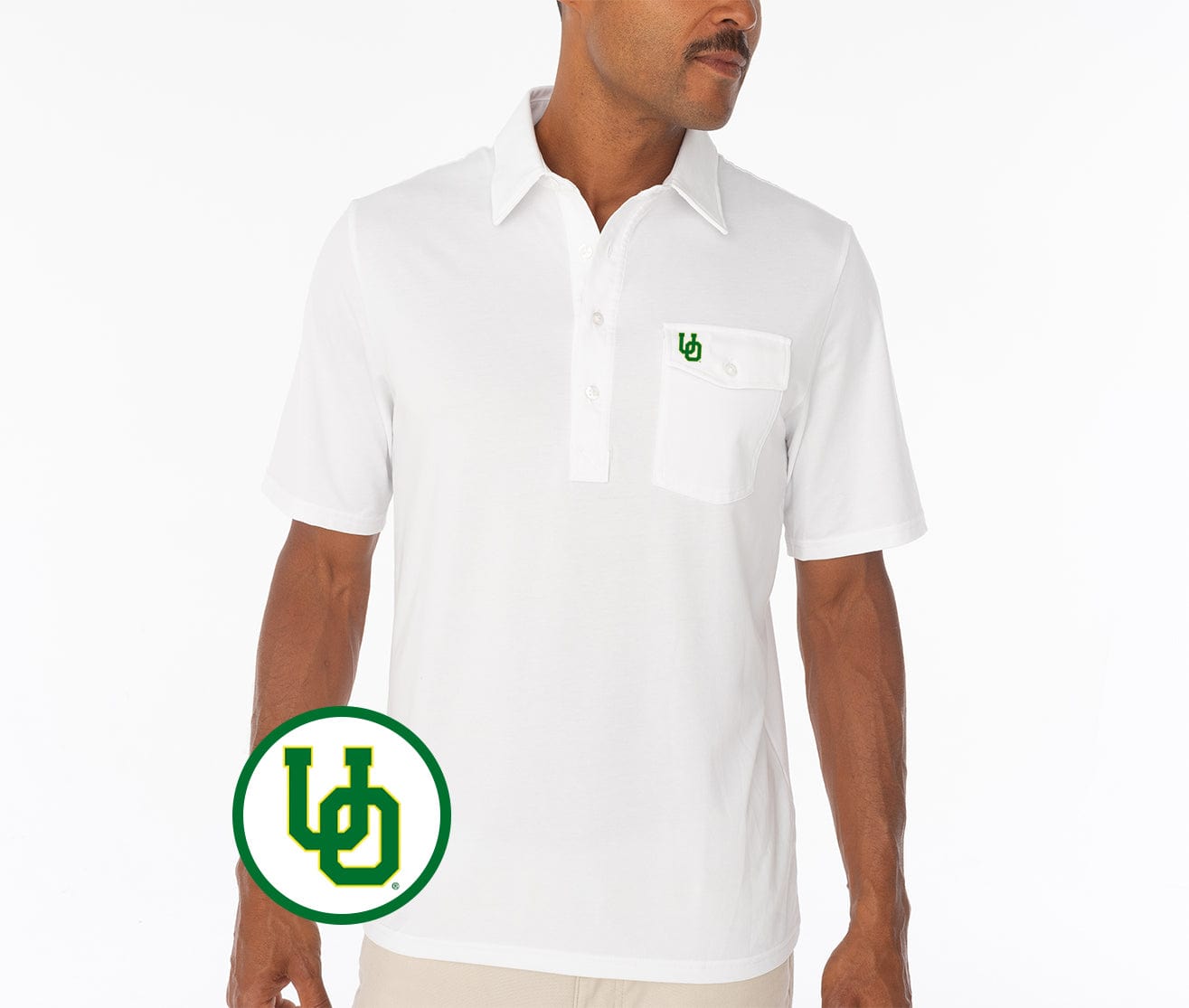 Oregon - Coach's Players Shirt - Interlock - White