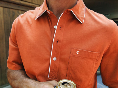 Throwback Players Shirt - Burnt Orange