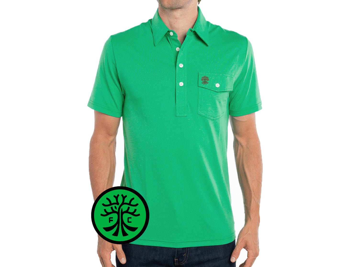 Austin FC - Performance Players Shirt - Tree - Verde