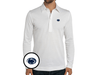 Penn State - Jacquard Long Sleeve Range Polo - Lion Icon - White