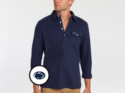 Penn State - Long Sleeve Players Shirt - Lion Icon - Peacoat