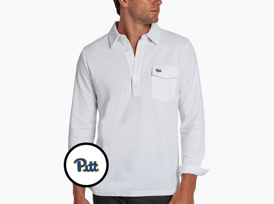 Pitt - Long Sleeve Players Shirt - Pitt - White