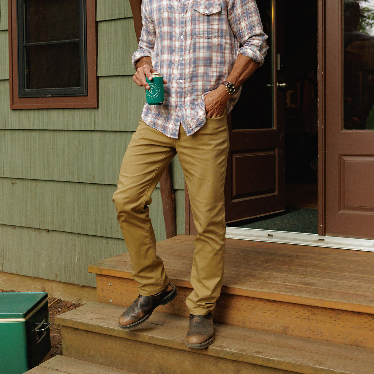 Comfort Canvas Pant - Camel