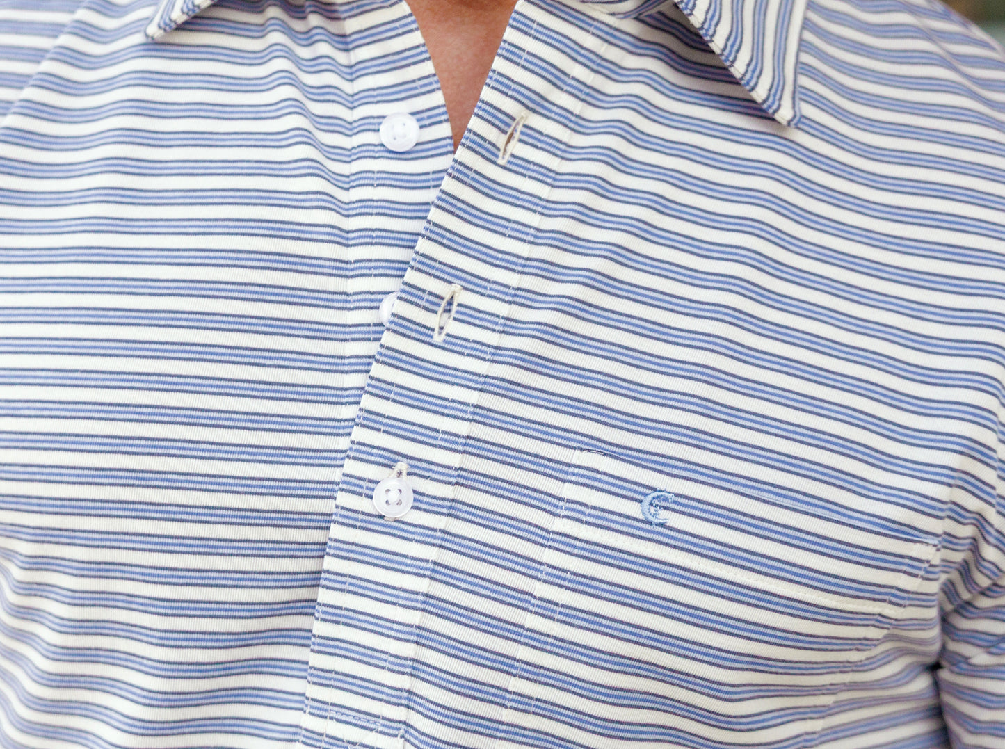 Performance Players Shirt - Fremont Stripe Cream