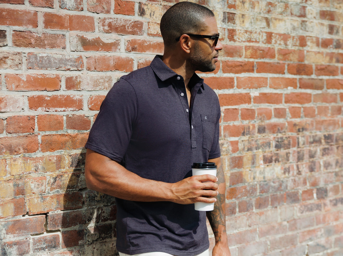 Top-Shelf Players Shirt - Graphite Microstripe