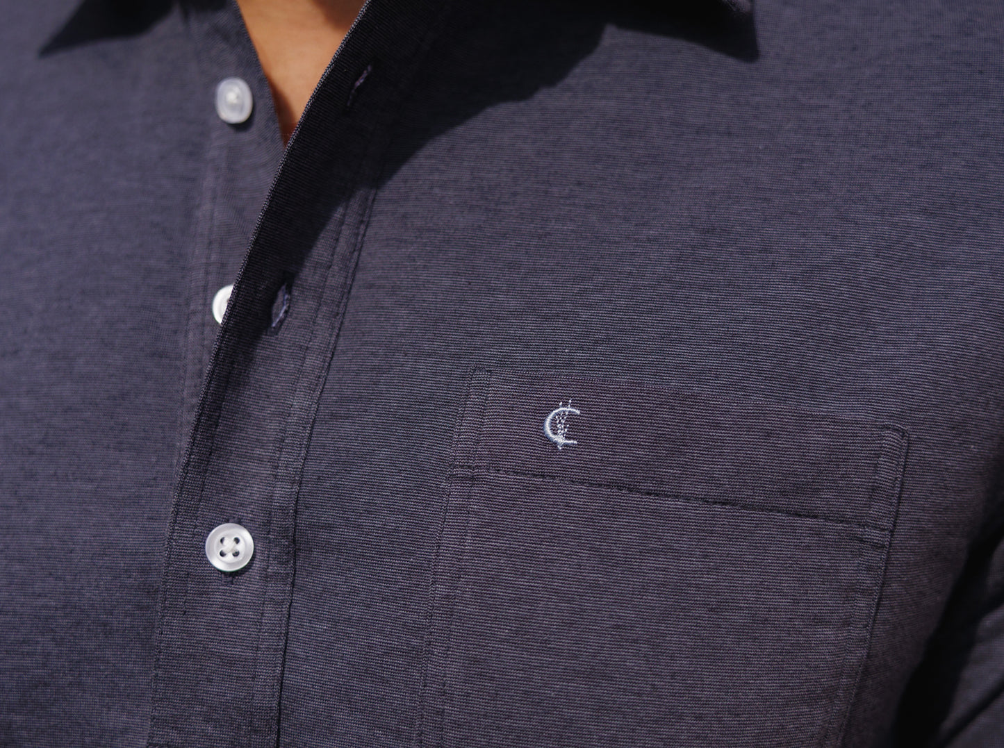 Top-Shelf Players Shirt - Graphite Microstripe