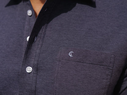 Top-Shelf Players Shirt - Graphite Microstripe