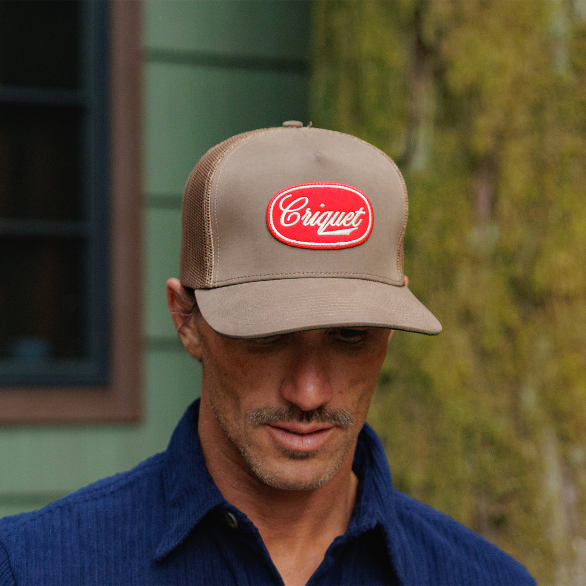 Trucker Hat - Heritage Script Patch - Peached Brown