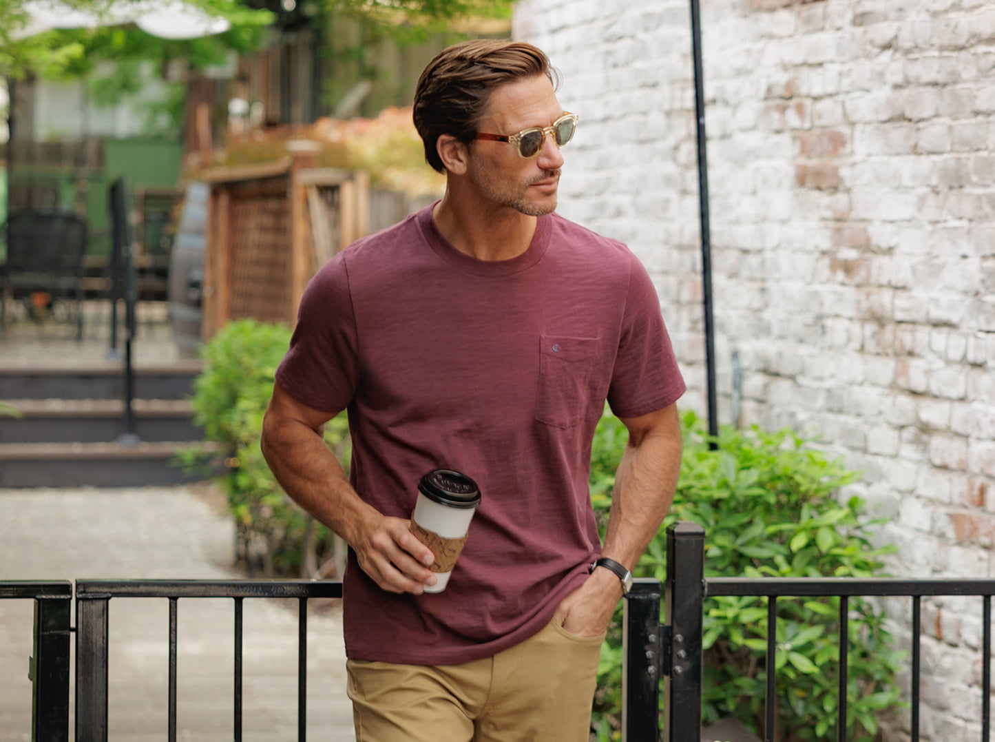 Slub Cotton Short Sleeve T-Shirt - Jam Band