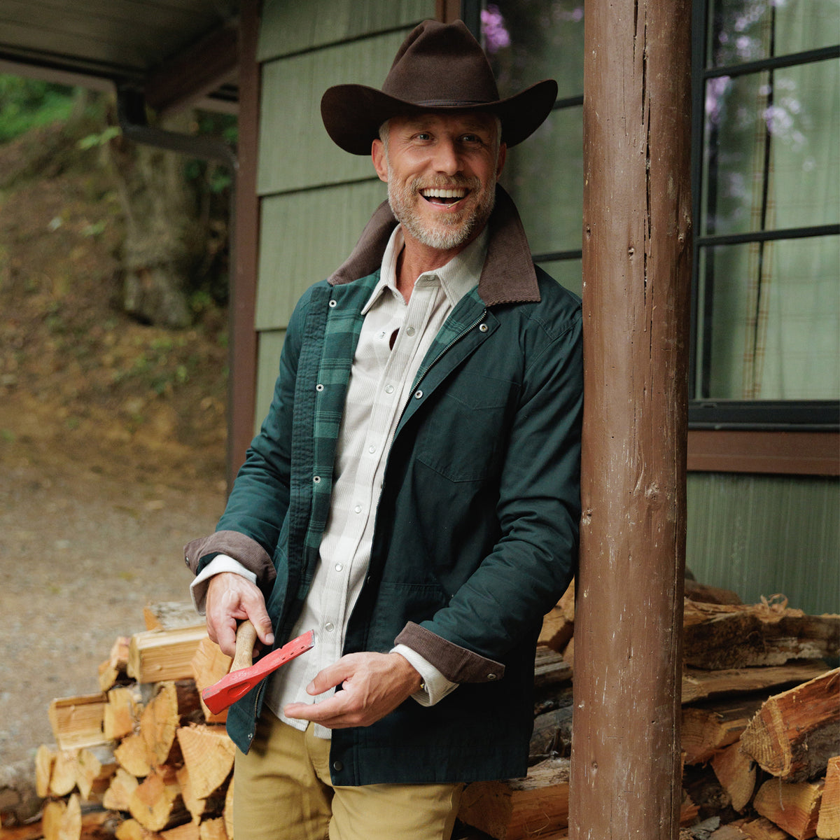 Waxed Ranch Jacket - Dark Forest