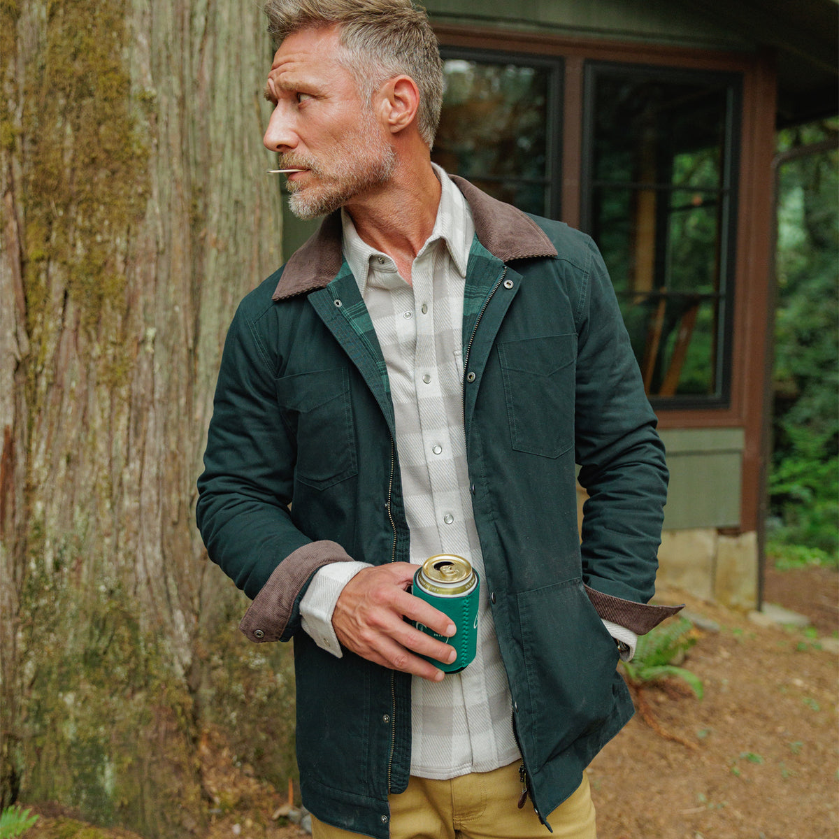Waxed Ranch Jacket - Dark Forest