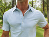 Performance Sport Range Polo - Hobby Stripe - Light Blue