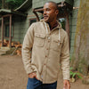 Herringbone Field Hoodie - Light Brown