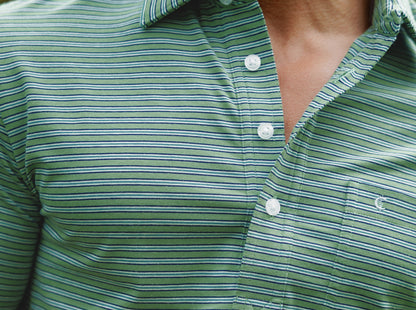 Performance Players Shirt - Fremont Stripe Green
