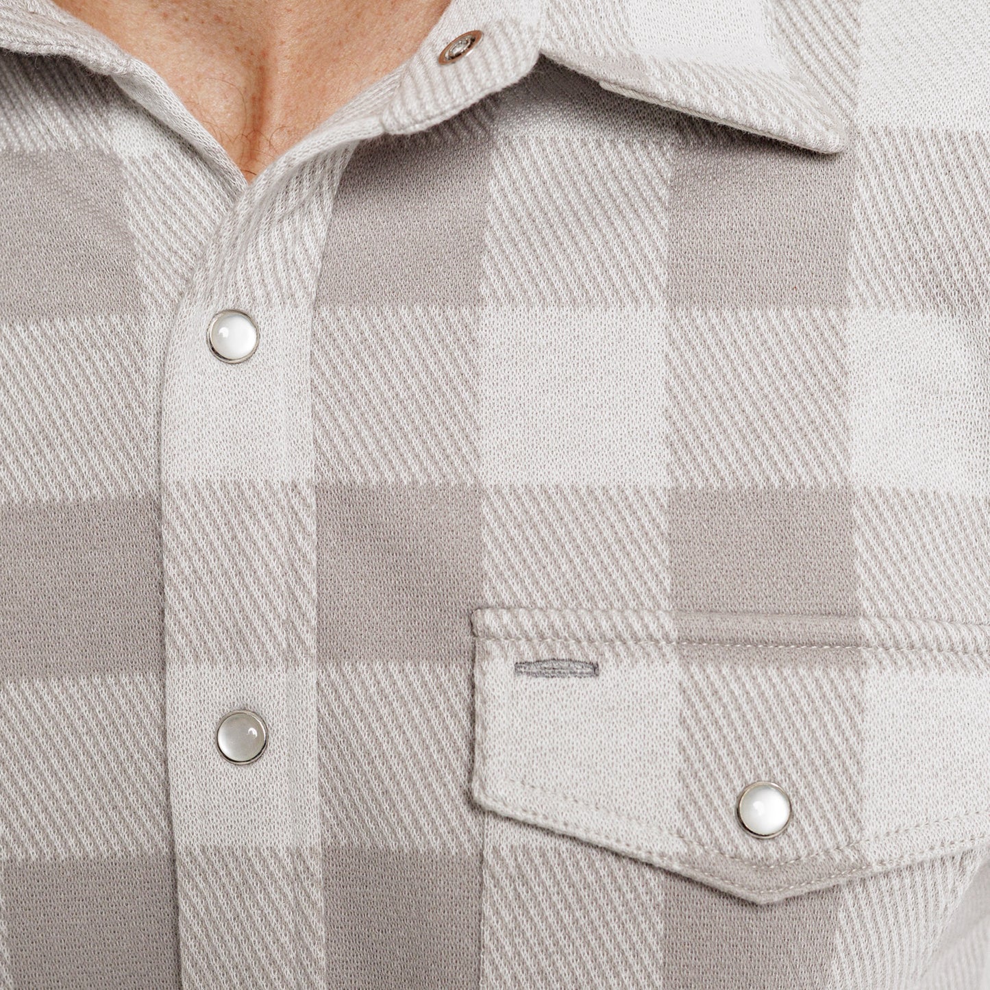 Chill-Knit Twill Pearl Snap - Buffalo Check Birchwood