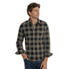 Chill-Knit Twill Pearl Snap - Buffalo Check Black Olive