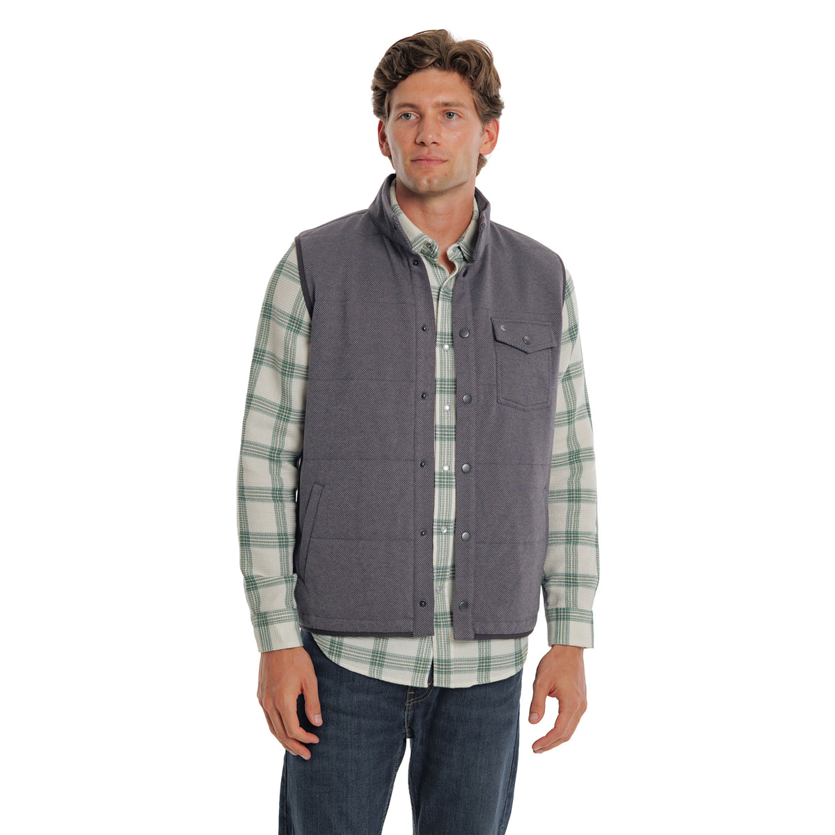 Chill-Knit Vest - Charcoal