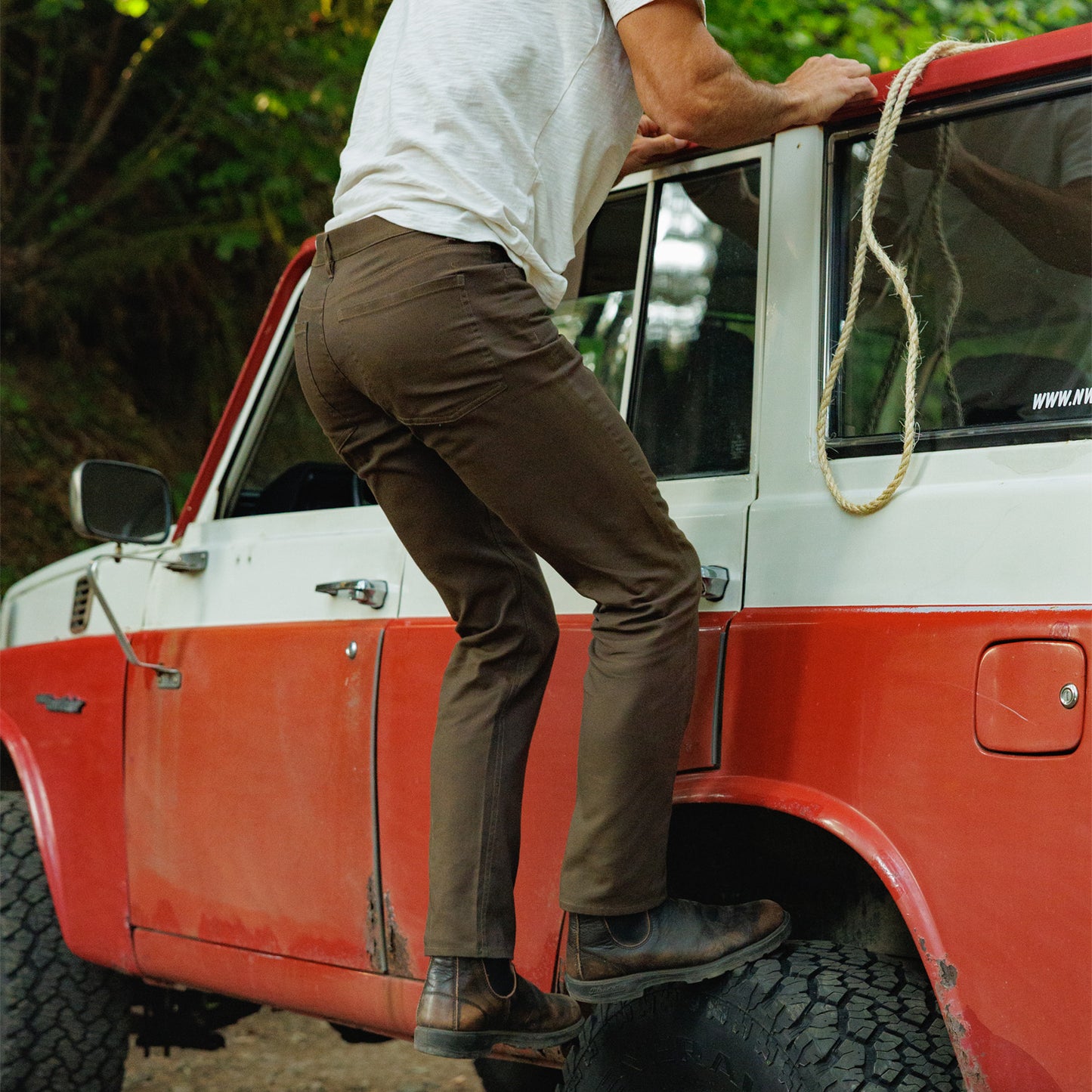 Comfort Canvas Pant - Chestnut