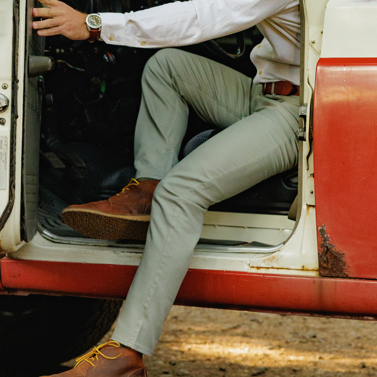 Comfort Canvas Pant - Sage